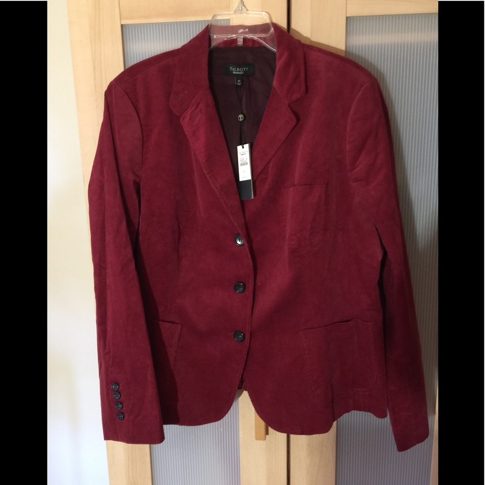 FINAL PRICE Women’s Talbots Blazer NWT Red Size 20